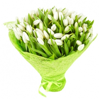 Купить белые тюльпаны в Калининграде